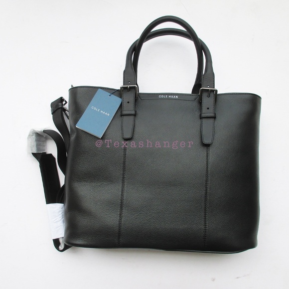 NWT Cole Haan Triboro Tote Bag Grand Series Black - Picture 10 of 16